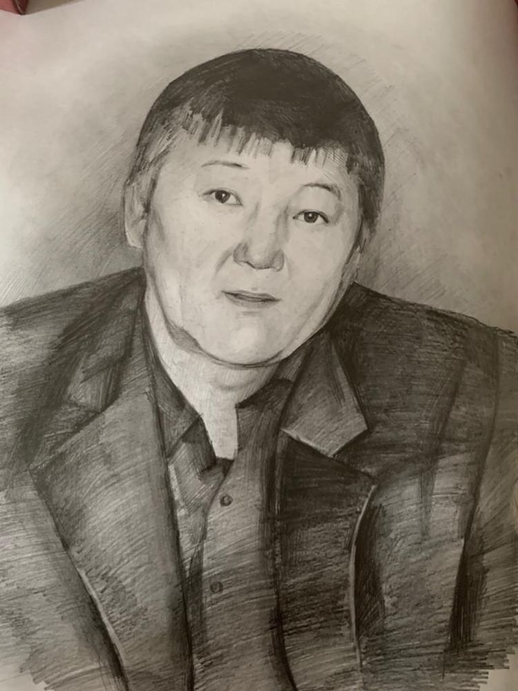 Подарок для близких и родных   Портрет карандашом