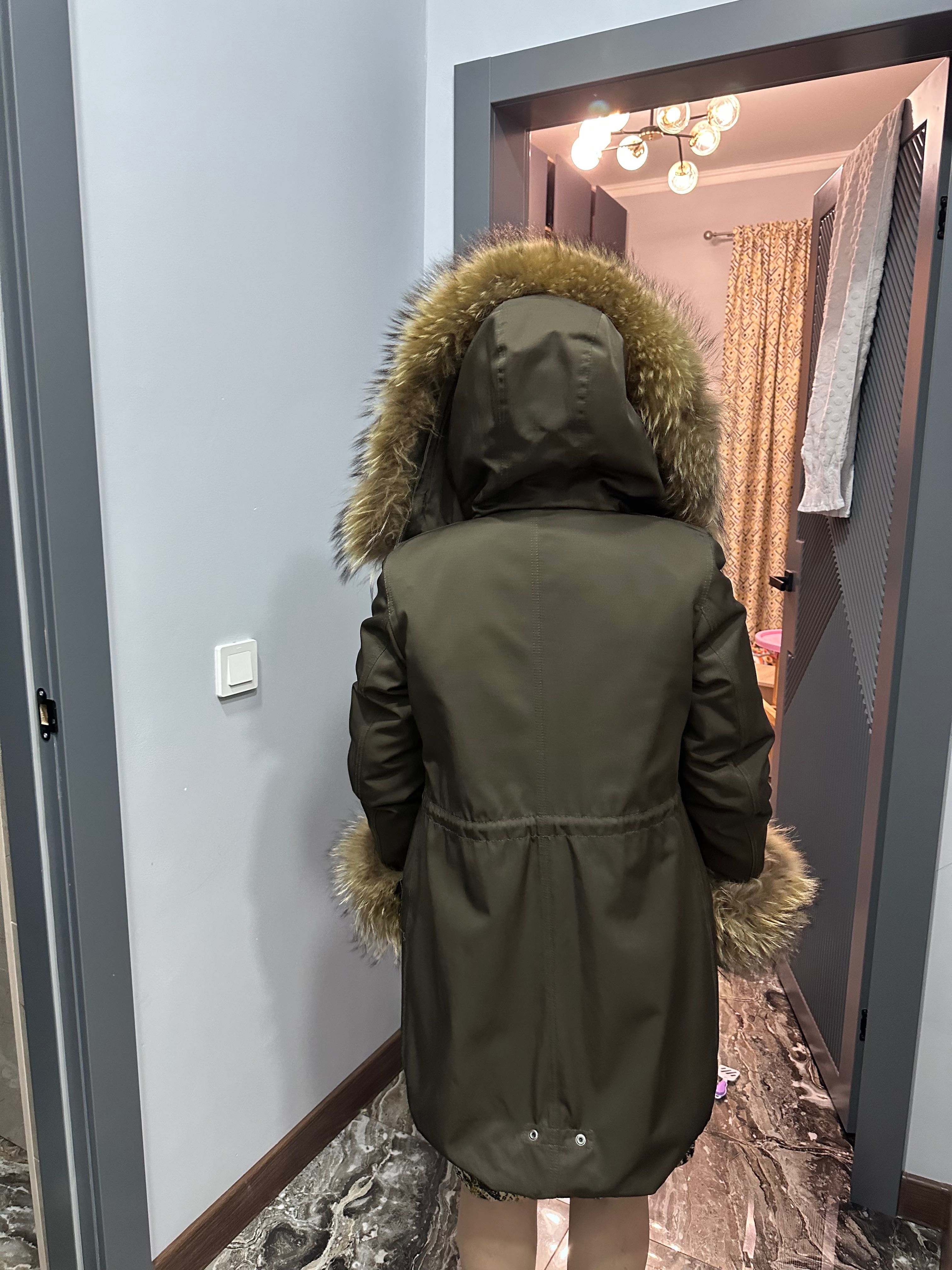 Парка зимняя на натуральном меху