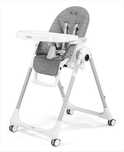 Стульчик для кормления Peg Perego Prima Pappa Follow Me Wonder Grey