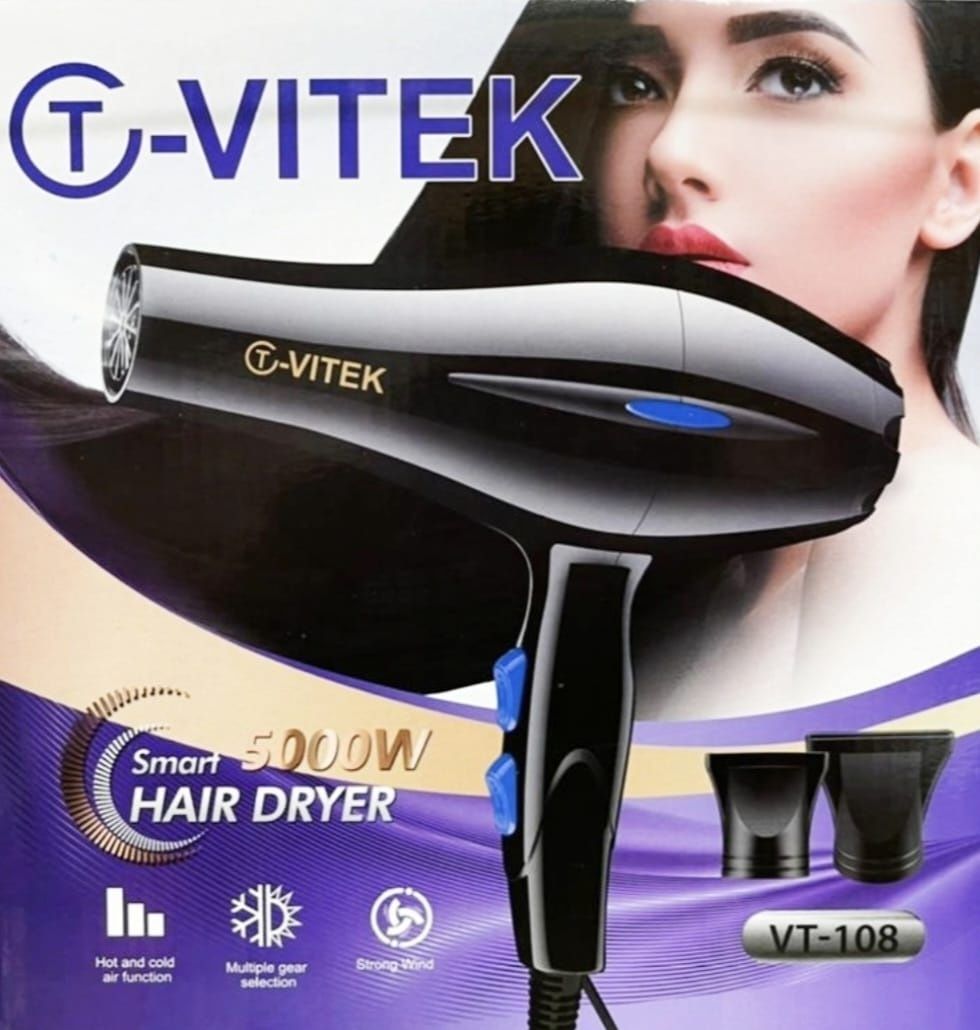 Продается новый фен Vitek, 5000w