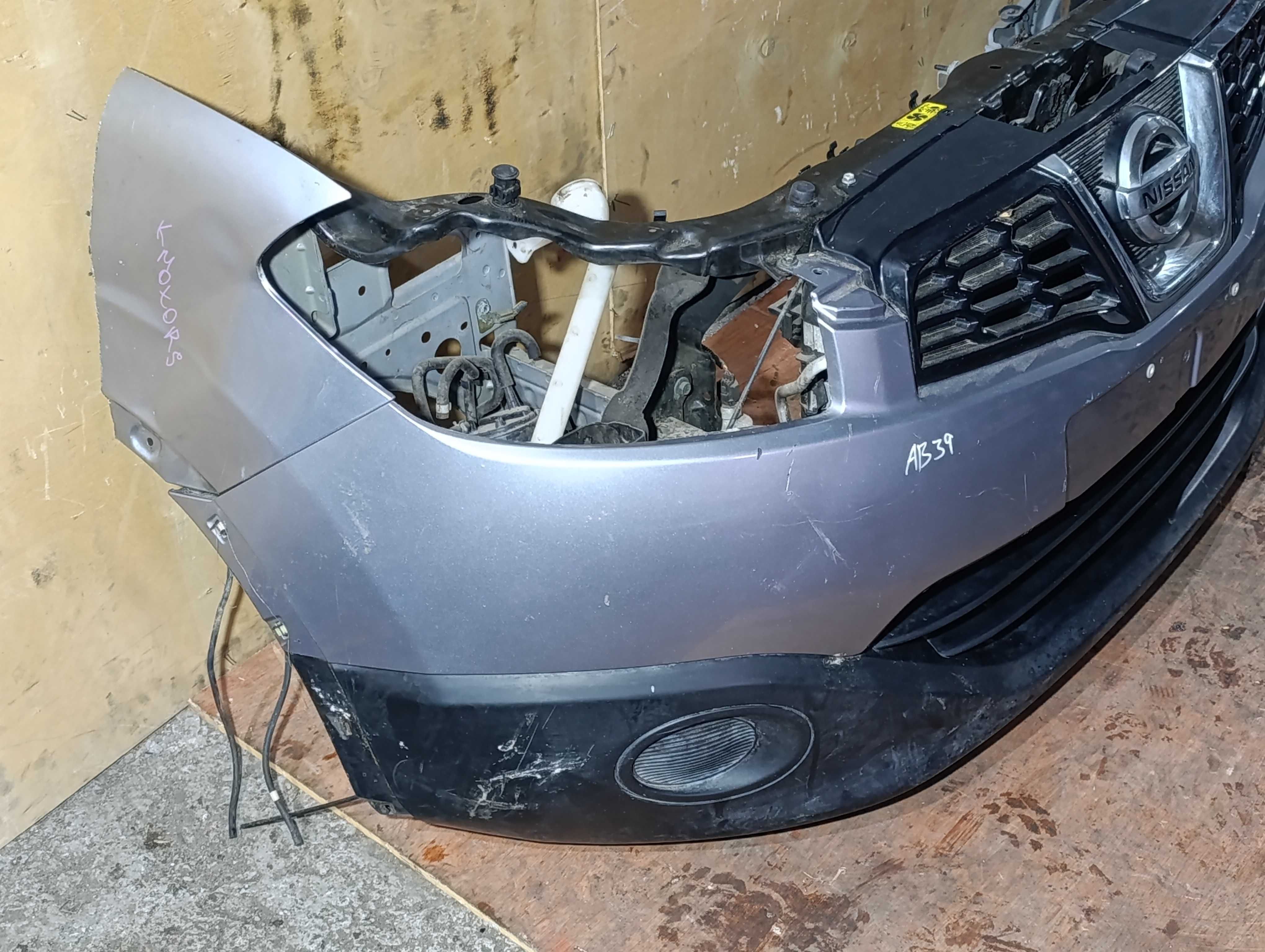Ноускат морда Nissan Qashqai J10 Рест без правой фары 10-13г