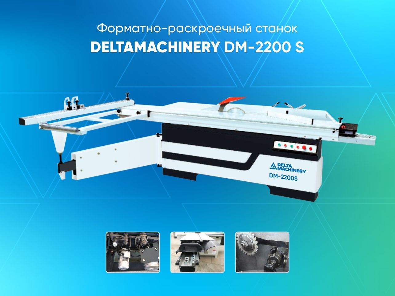 форматно раскроечный станок ( распиловочный станок ) DM-2200S
