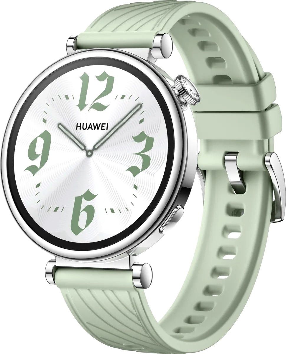 Смарт-часы HUAWEI Watch GT 4 ARA-B19 Green Fluoroelastomer Strap 41mm