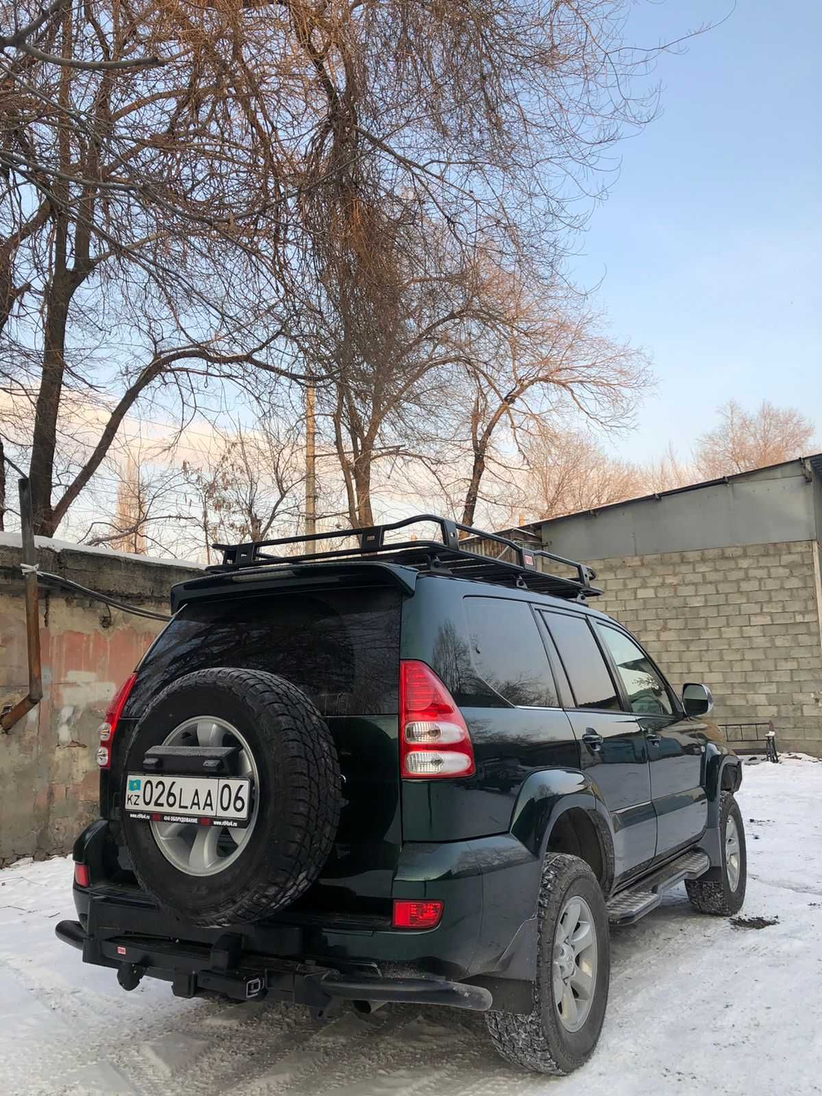 Бампер РИФ силовой задний Toyota Land Cruiser Prado