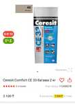 Затирка для швов Ceresit Comfort CE 33 багама