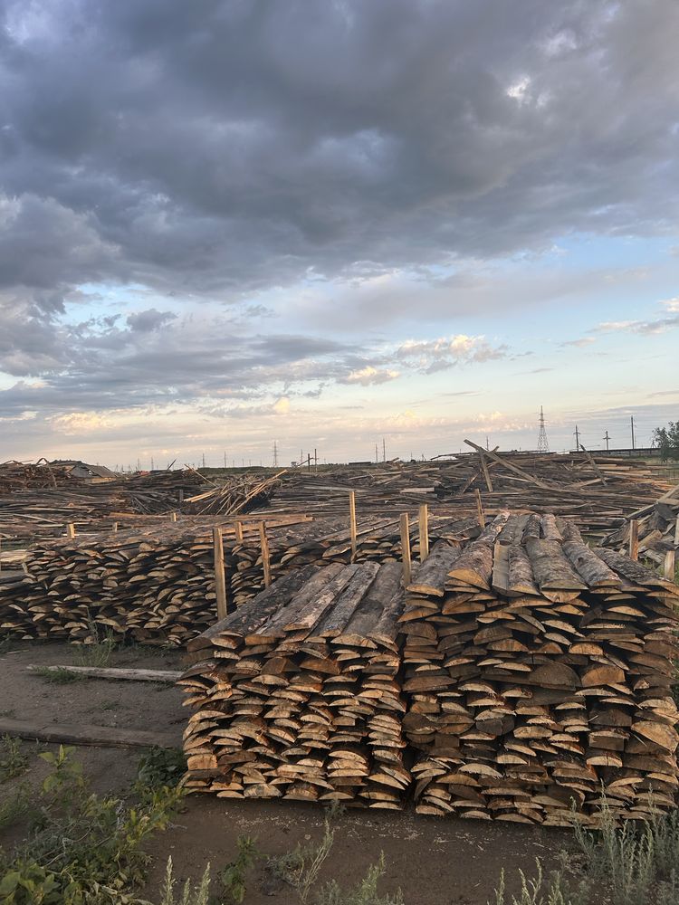 Горбыль, дрова в мешках