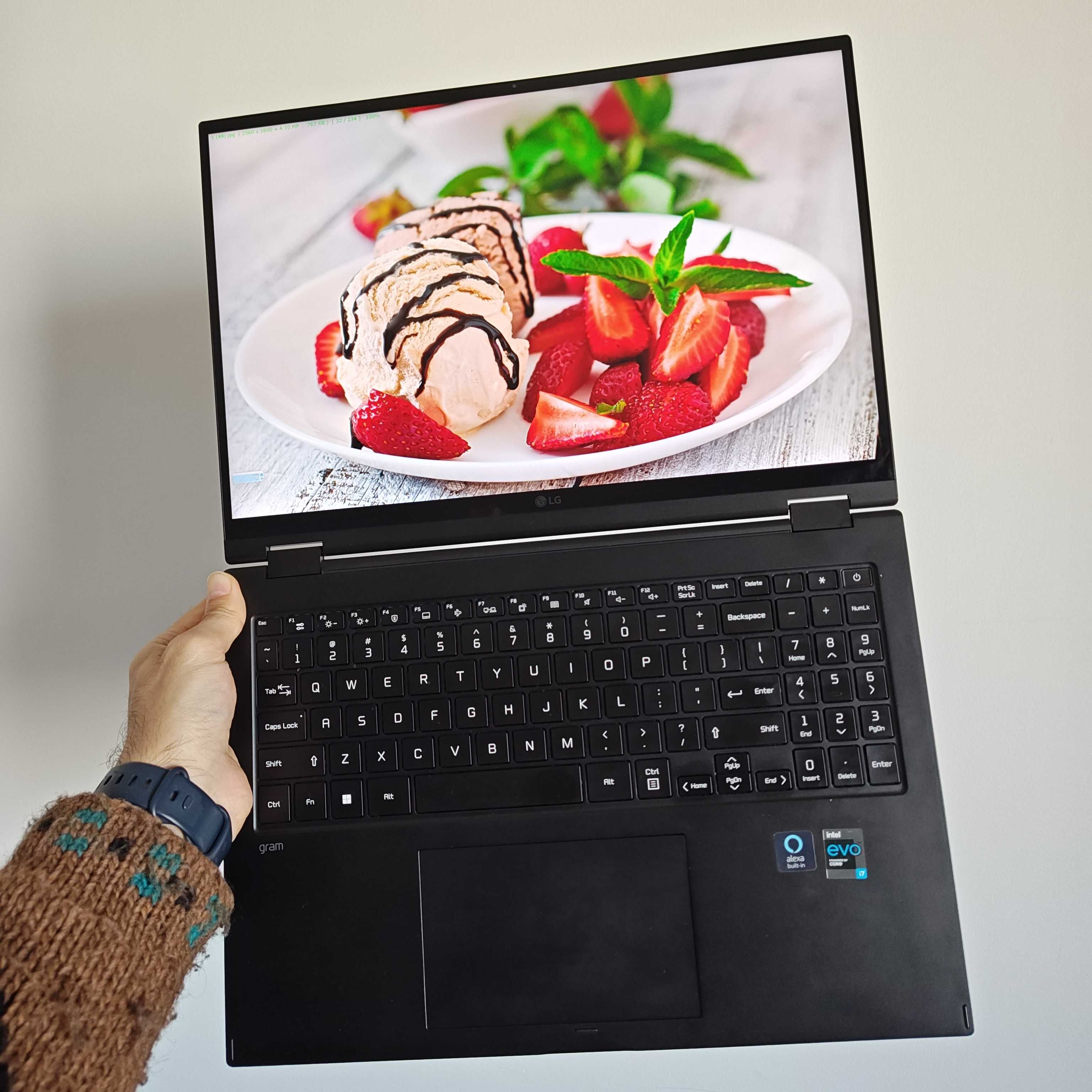 Сенсорный ноутбук LG GRAM 360 OLED 2K Ultra HD, i7 11Gen, 16GB, 512GB!
