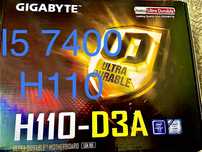 I5 7400 H110 Комплект материнская плата+процессор