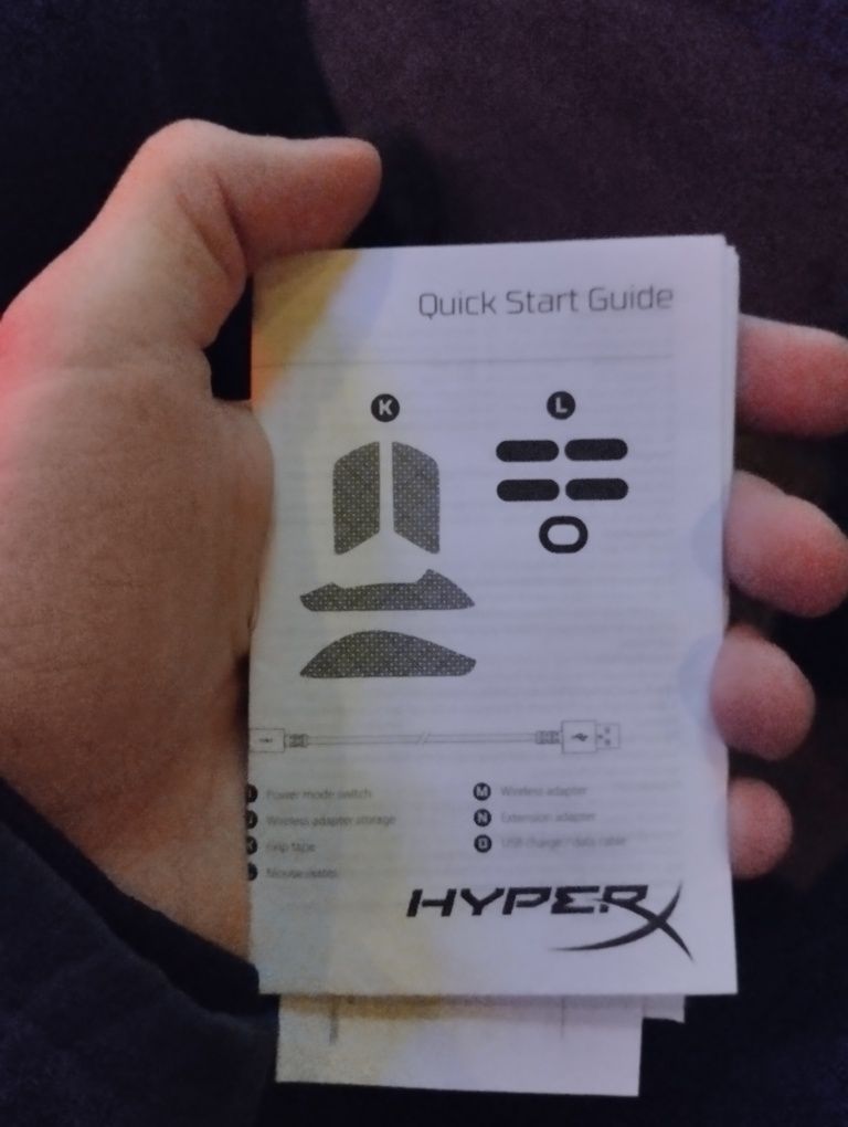 Мышка беспроводная HyperX pulsefire huste 2 wireless