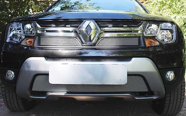 Защитная сетка радиатора Renault Duster 2015+