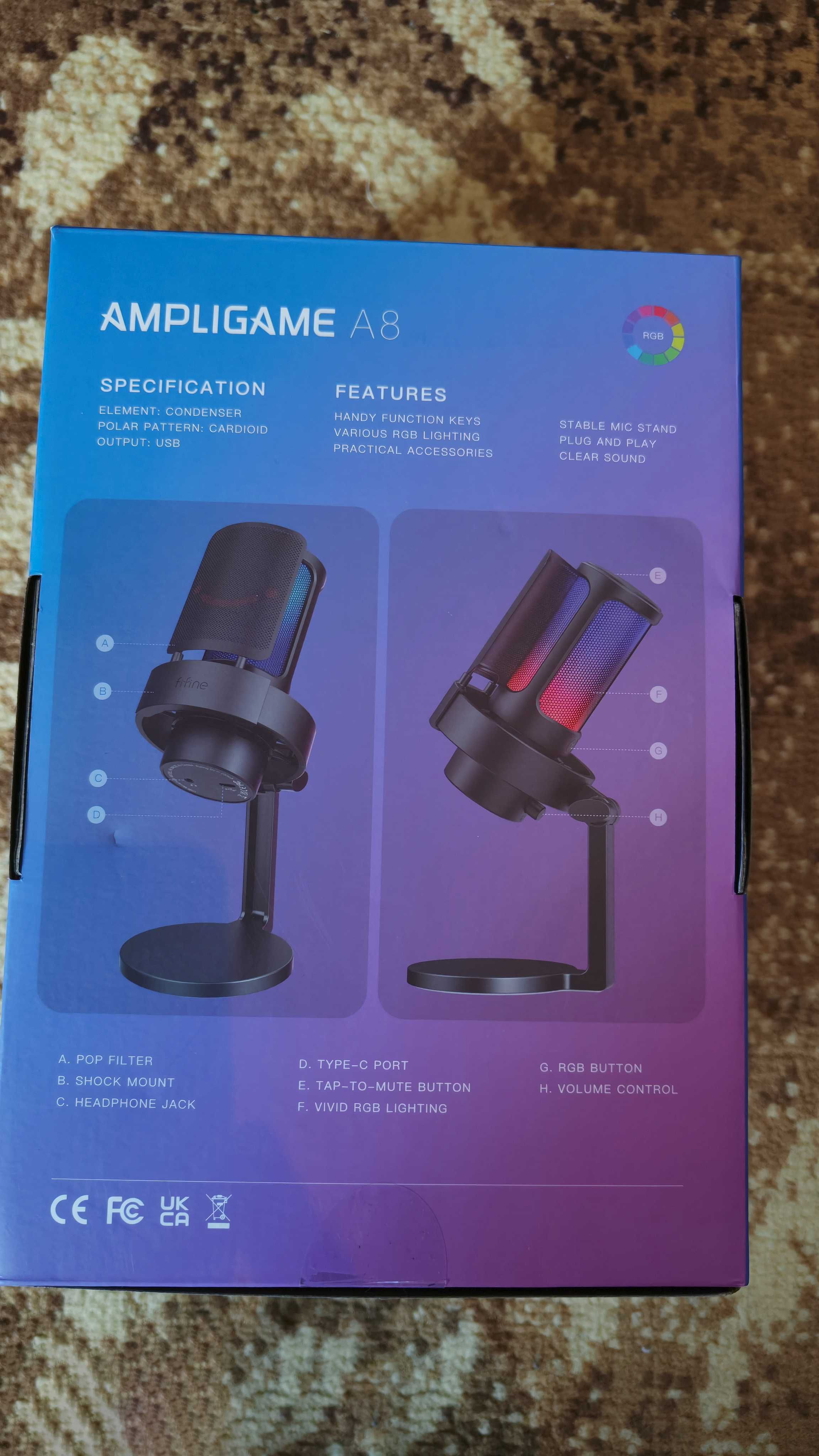 Микрофон Fifine Ampligame A8