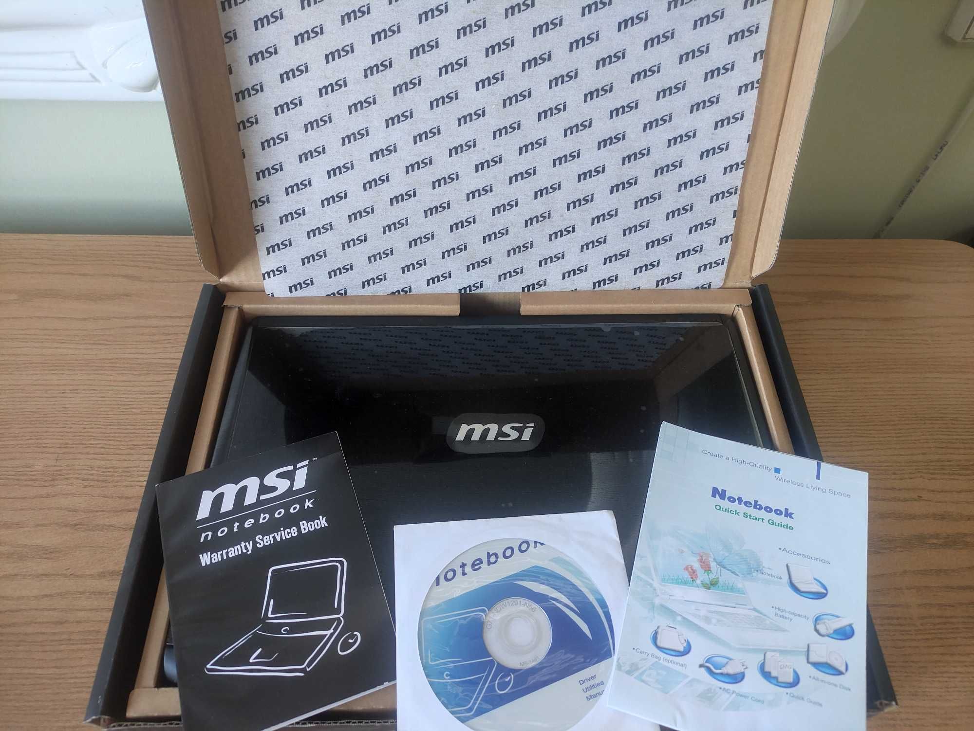 Ноутбук MSI X460DX/ CORE-I3/16GB-ОЗУ/ssd-240GB/hdd-500GB