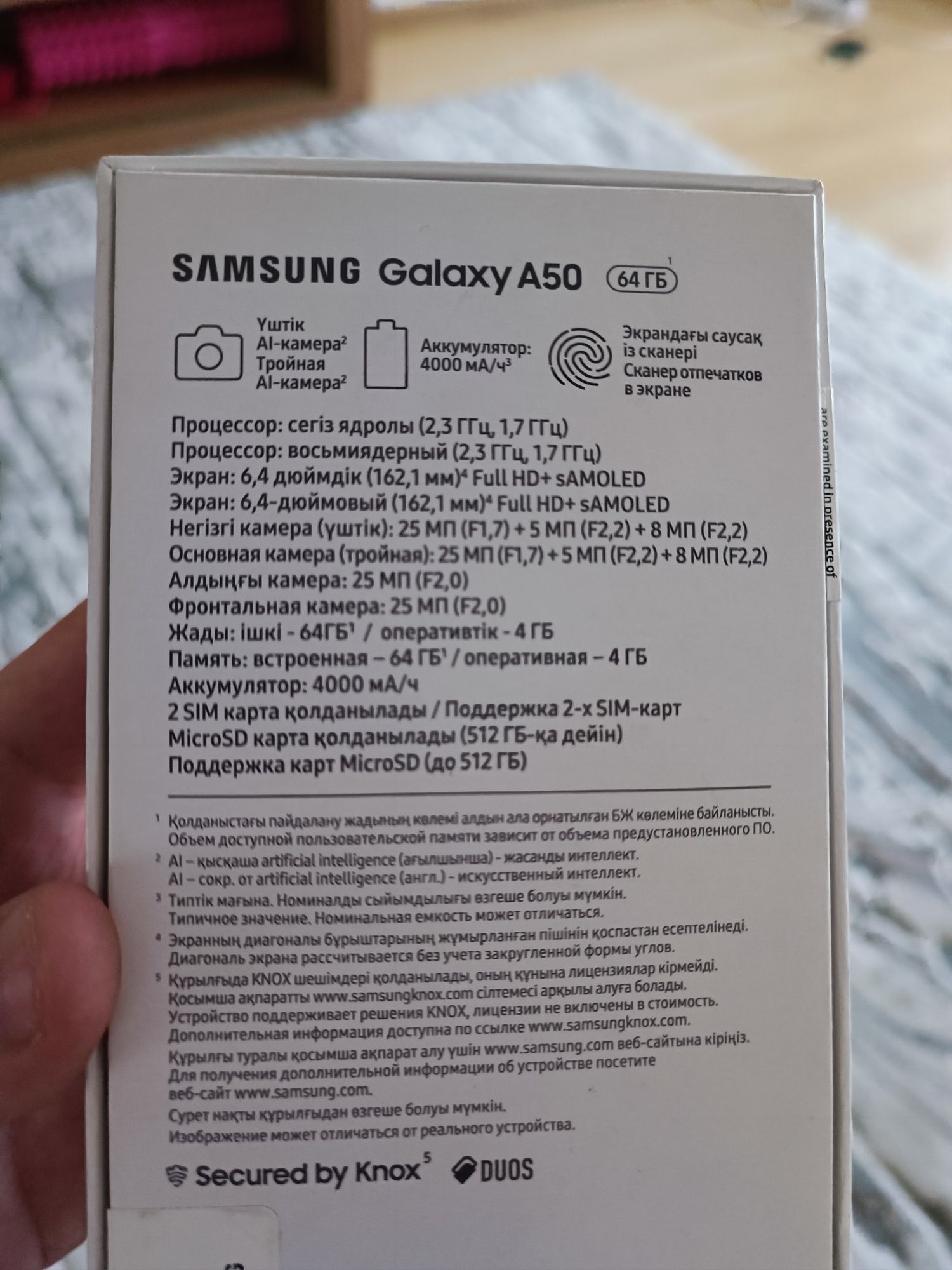 Samsung galaxy a50