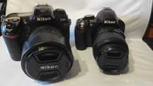Фотоаппараты Nikon D200. Nikon D3100. из коллекции.
