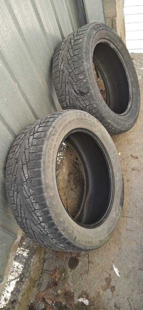 2 баллона nokian hakkapeliitta 7 suv зимние, шипованные 285/50/ R20