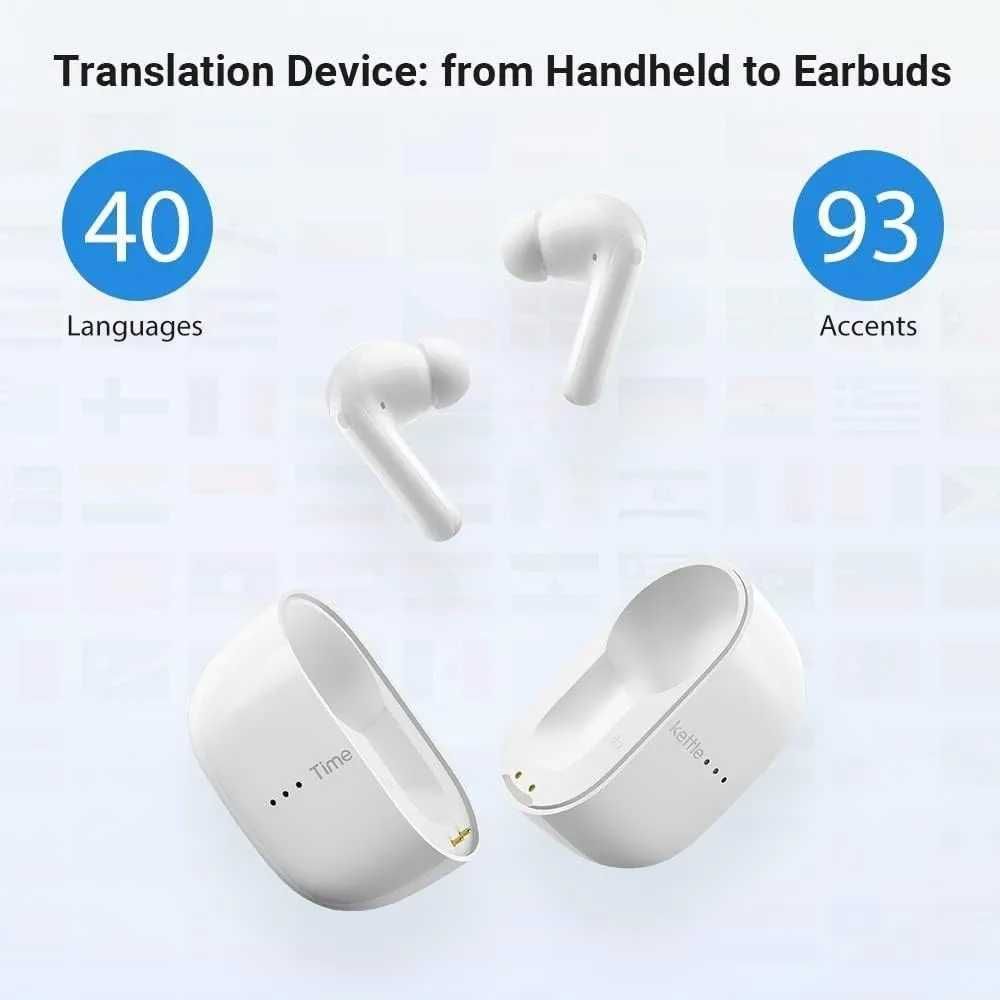 Беспроводные наушники переводчики Timekettle M3, белые