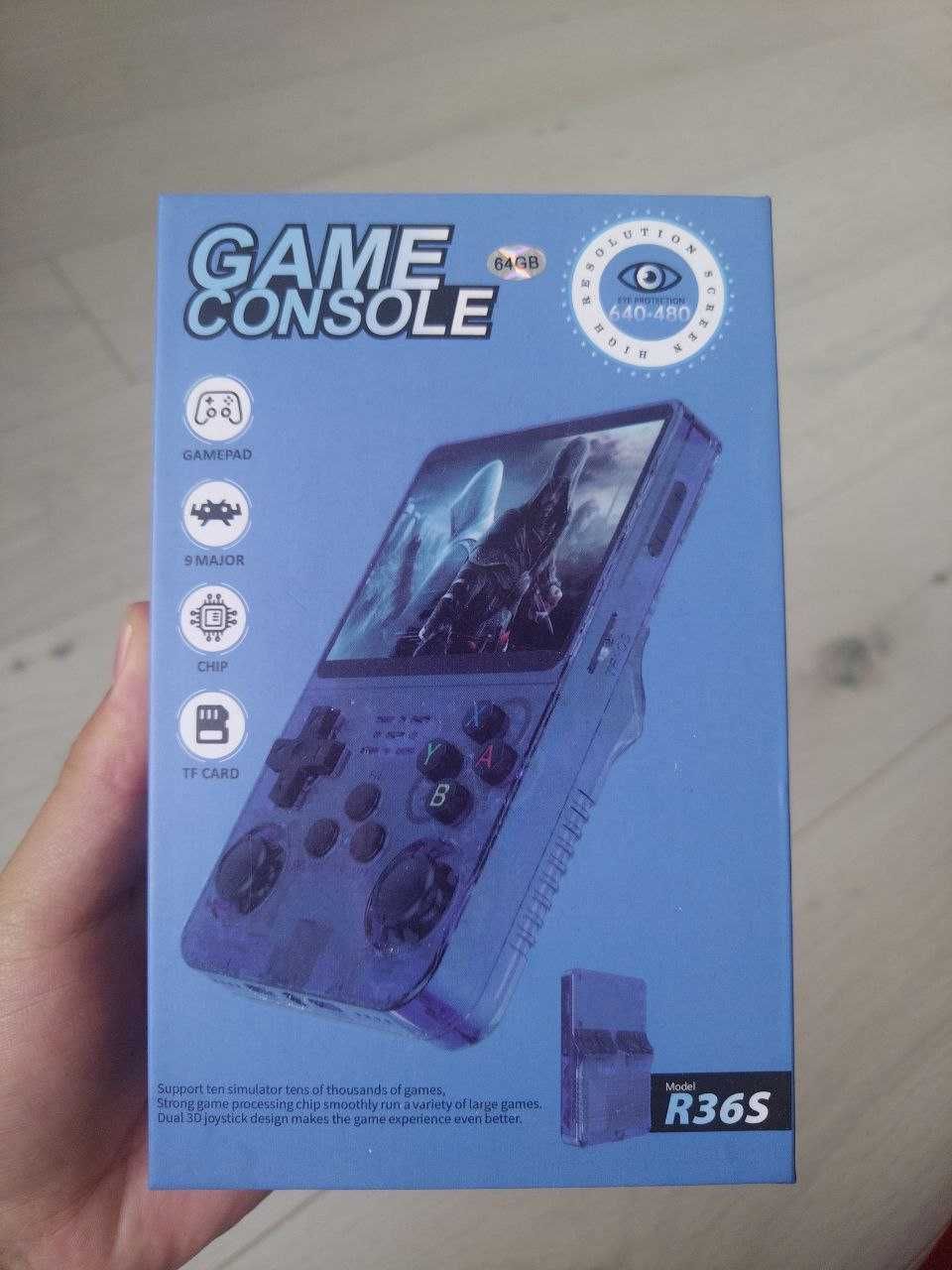 игровая консоль, R36S, 15000+ игр, ретро игры, начиная с 80х до 2000х.