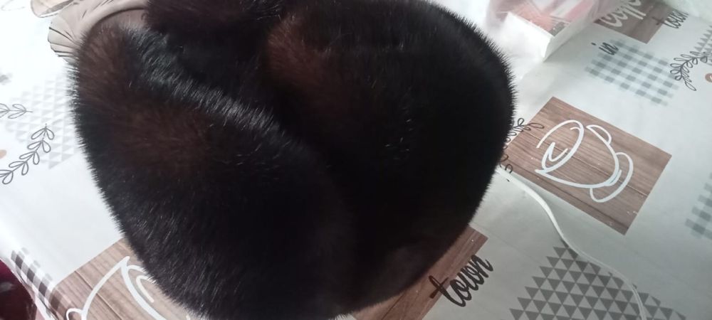 Мужская шапка зимняя из натуральной чернобурки
