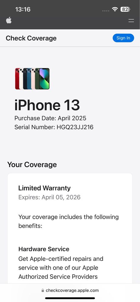 iPhone 13 Новый, купл апрель 2025