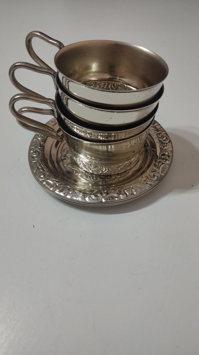 Подстаканники для кофе НМЦ мельхиор
