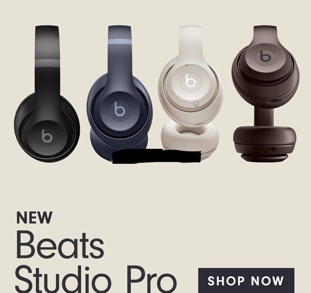 Новый Beats Studio Pro наушники