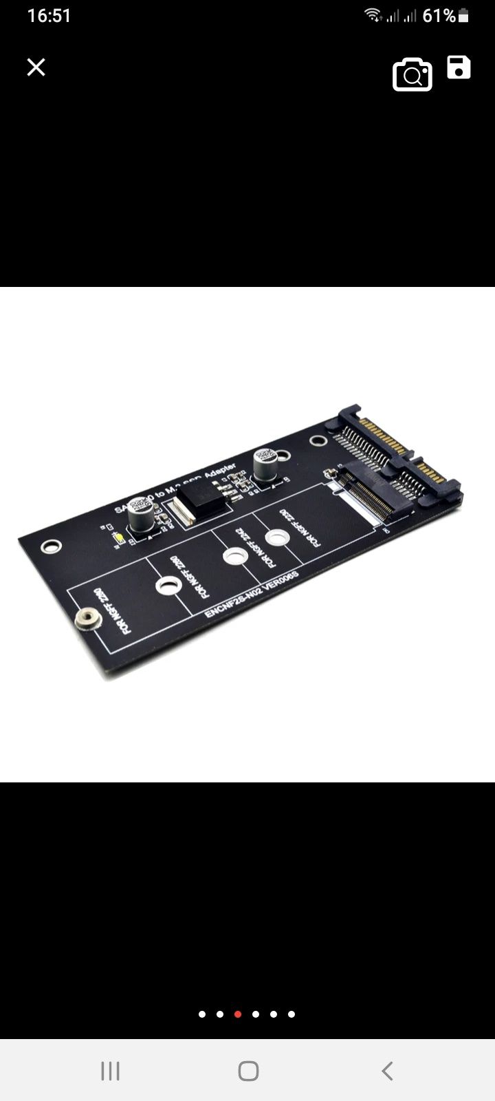 Адаптер BTBcoin, адаптер NGFF M.2 M2 SATA3, переходник M.2 для SATA.