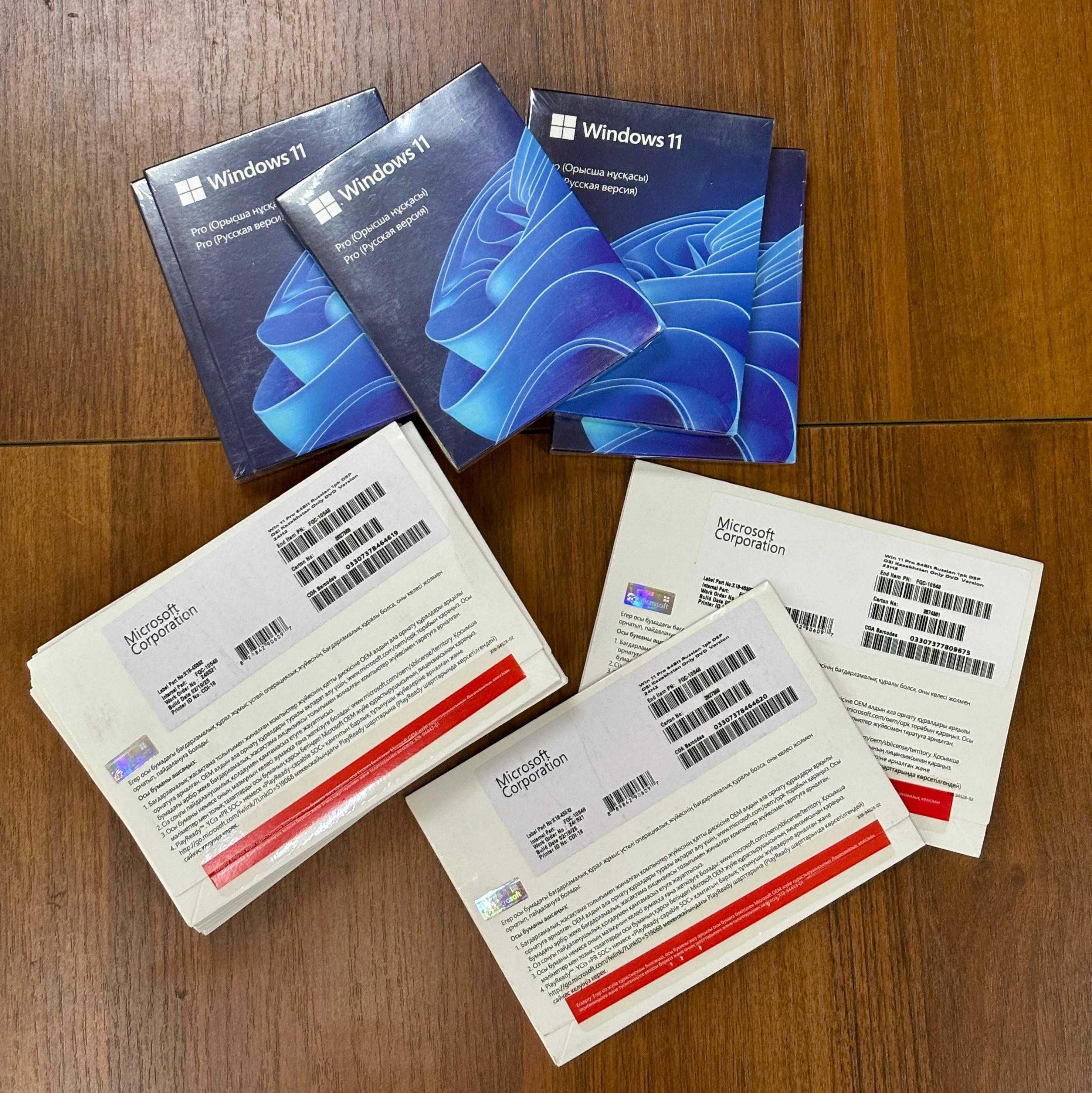Windows 11 pro 64bit Russian 1pk DSP OEI Kazakhstan Only DVD Version