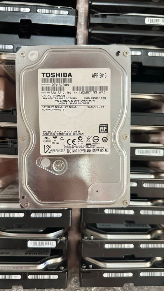 Продается жёсткий диск 500гб и 2тв