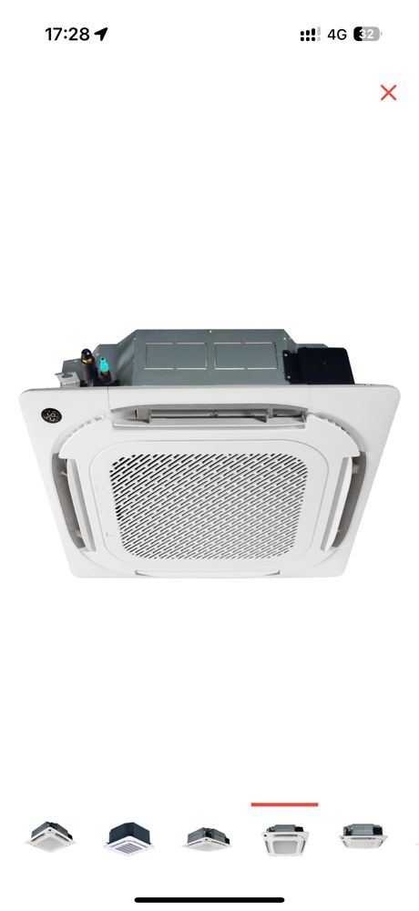 Кассетный кондиционер midea 48- MCD-48HRN1