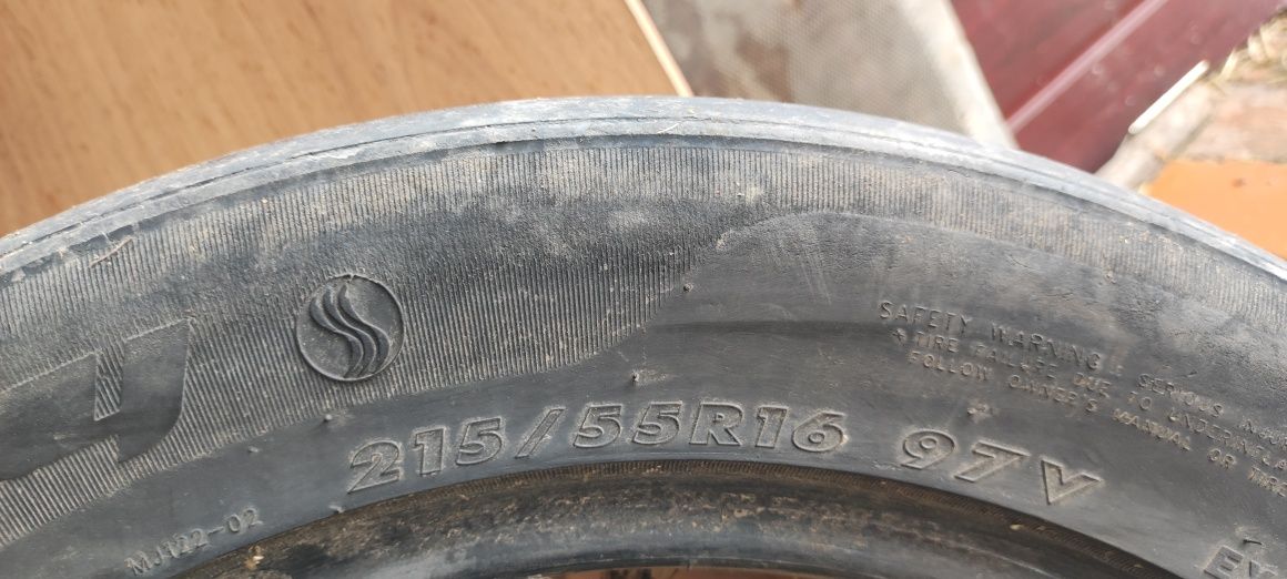 Продам шины на запаску или докату 215/55R16. 215/60R16