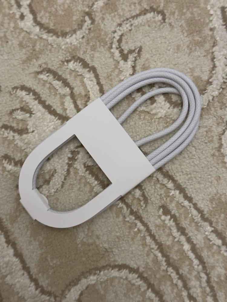Кабель Type-C – Type-C, Apple, ткань, 1м