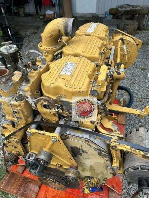 Дизельный двигатель ДВС Cat 3196