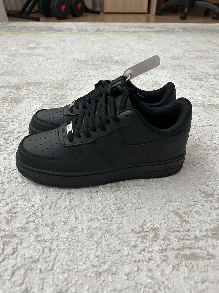 Nike air force 1 (черные) 42 размер