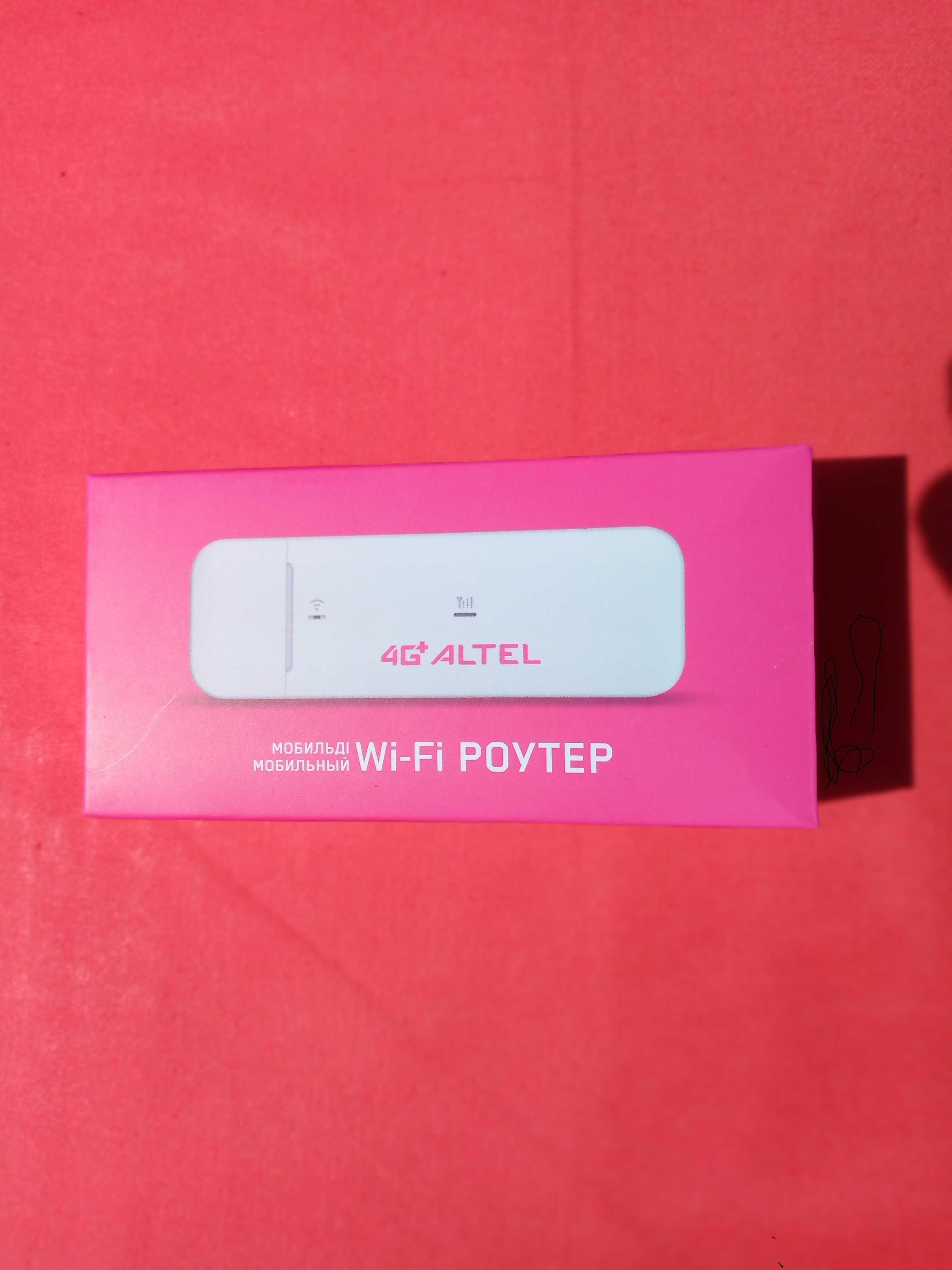 новый раздает вайфай! роутер модем алтел usb 4G+