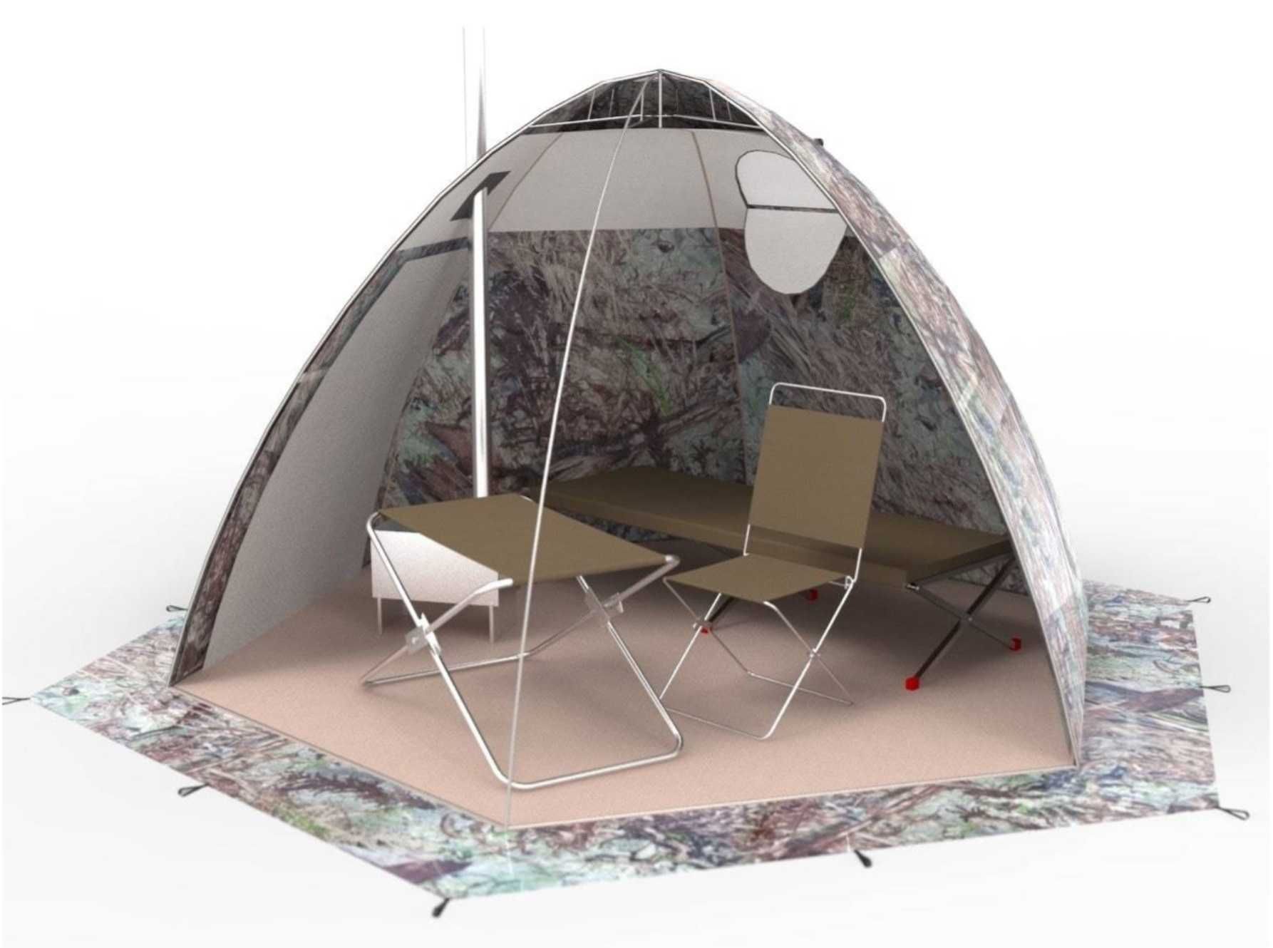 Одноместная палатка/мобильная баня Altaicamp УП1 Алтай однослойная