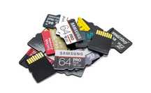 Флешки micro SD 16Gb-128Gb (разные бренды) новые в упаковке с гарантие