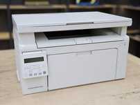 Лазерное МФУ HP LaserJet Pro MFP M130nw, черно белый, А4