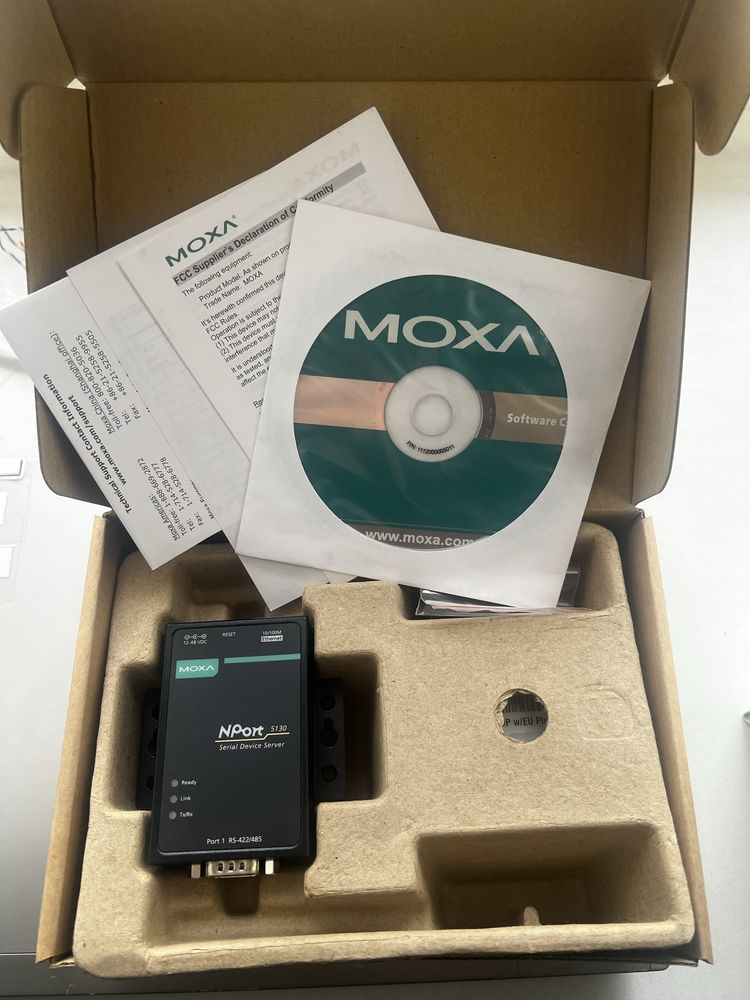 Продам MOXA Nport 5130 rs422/485 однопортовые и двухпортовые новые.