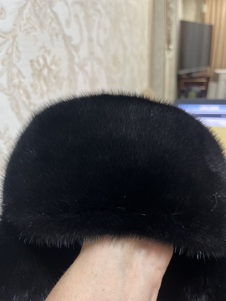 Шапка норковая новая