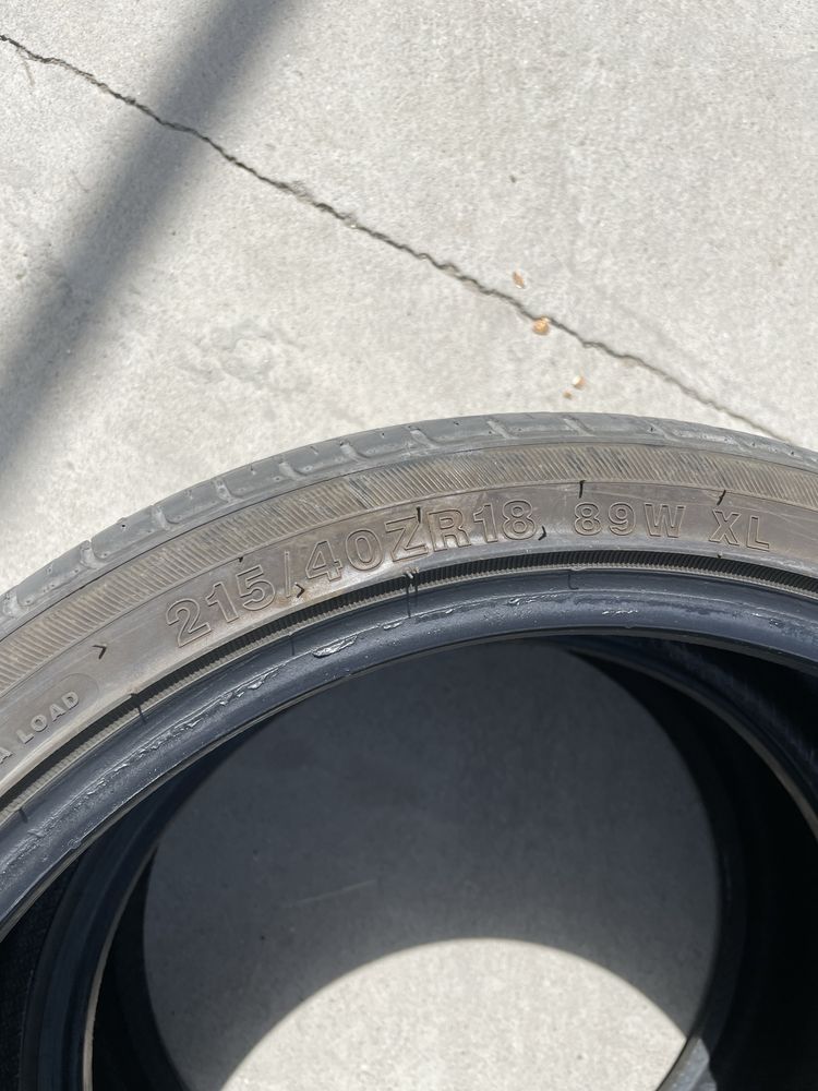 Продам резину 215/40/18