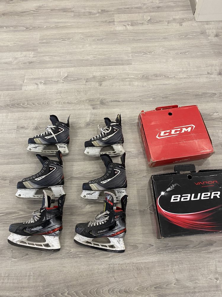 Продам деткие коньки ccm bauer 4-5-6.5. 38-41 размер