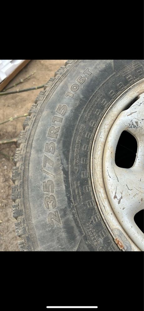 Зимние покрышки Toyota Hilux Тойота Хайлюкс