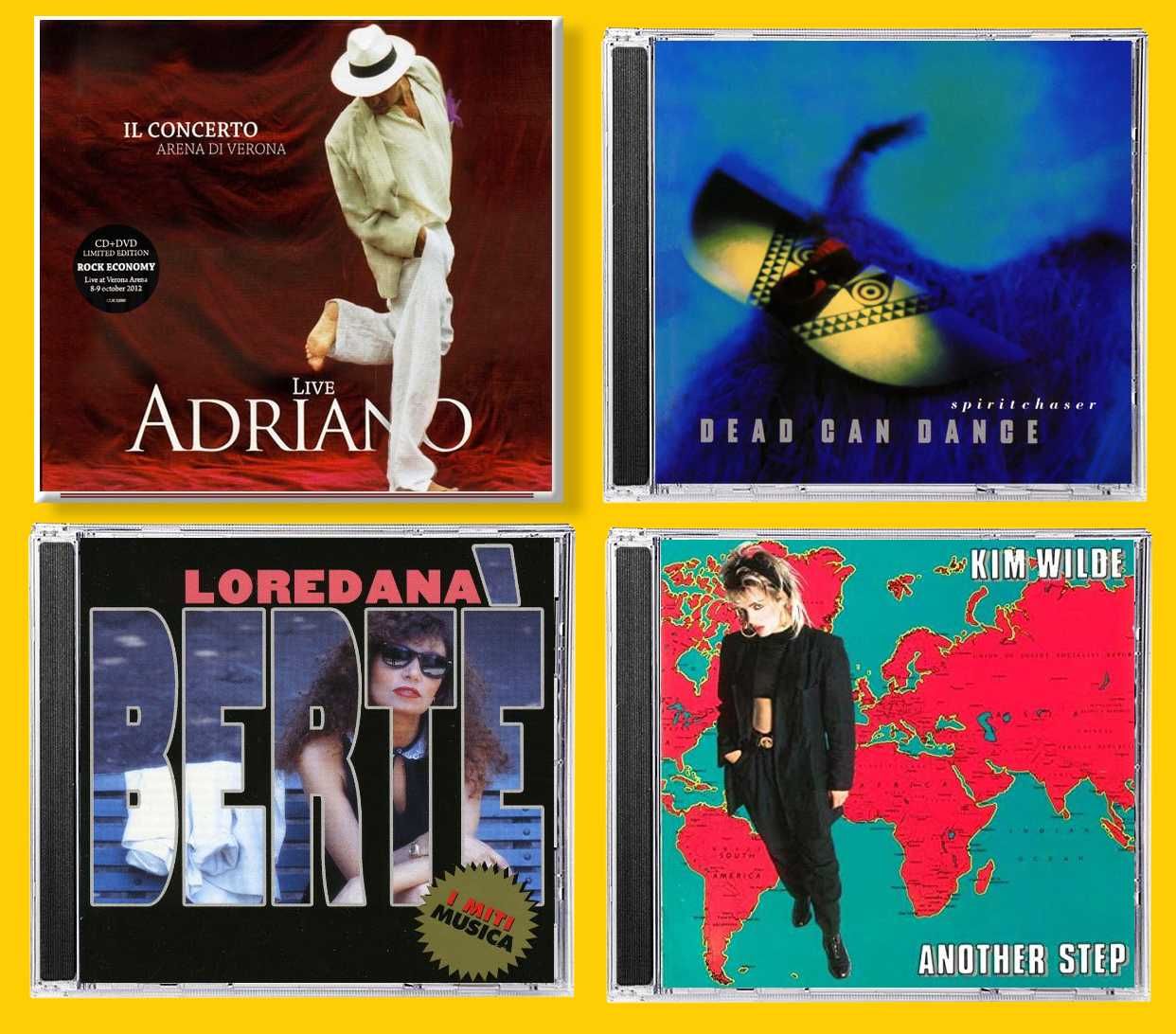 CD, Queen, Kate Bush, Yes, Jesus Jones, Celentano, Rainbow, Ultravox
