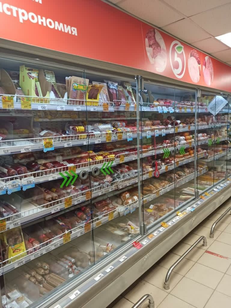 Бу Витринный холодильная горка, холодильник шкаф, стеллаж, полка