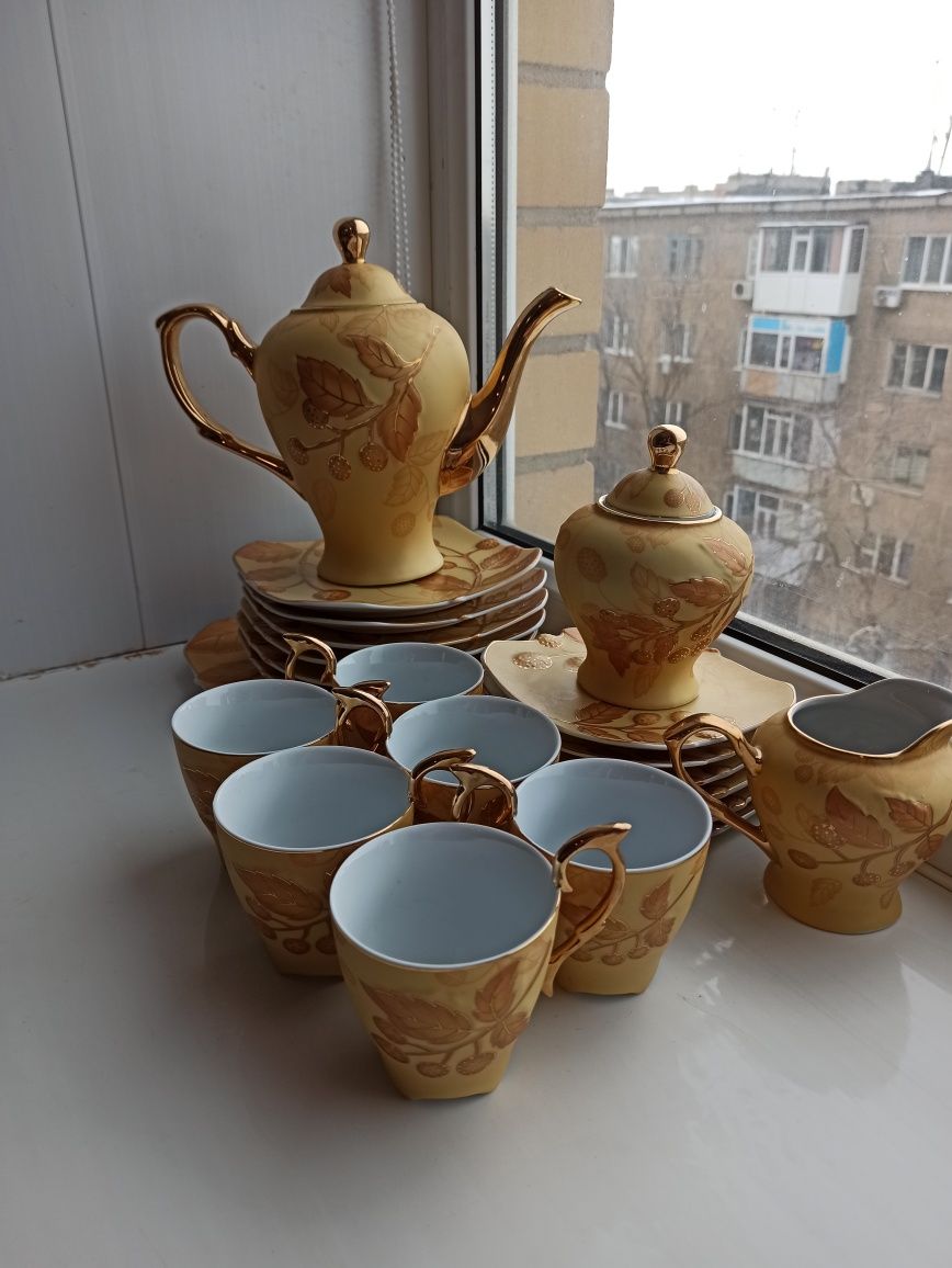 Элитный японский чайный сервиз на 6 персон.