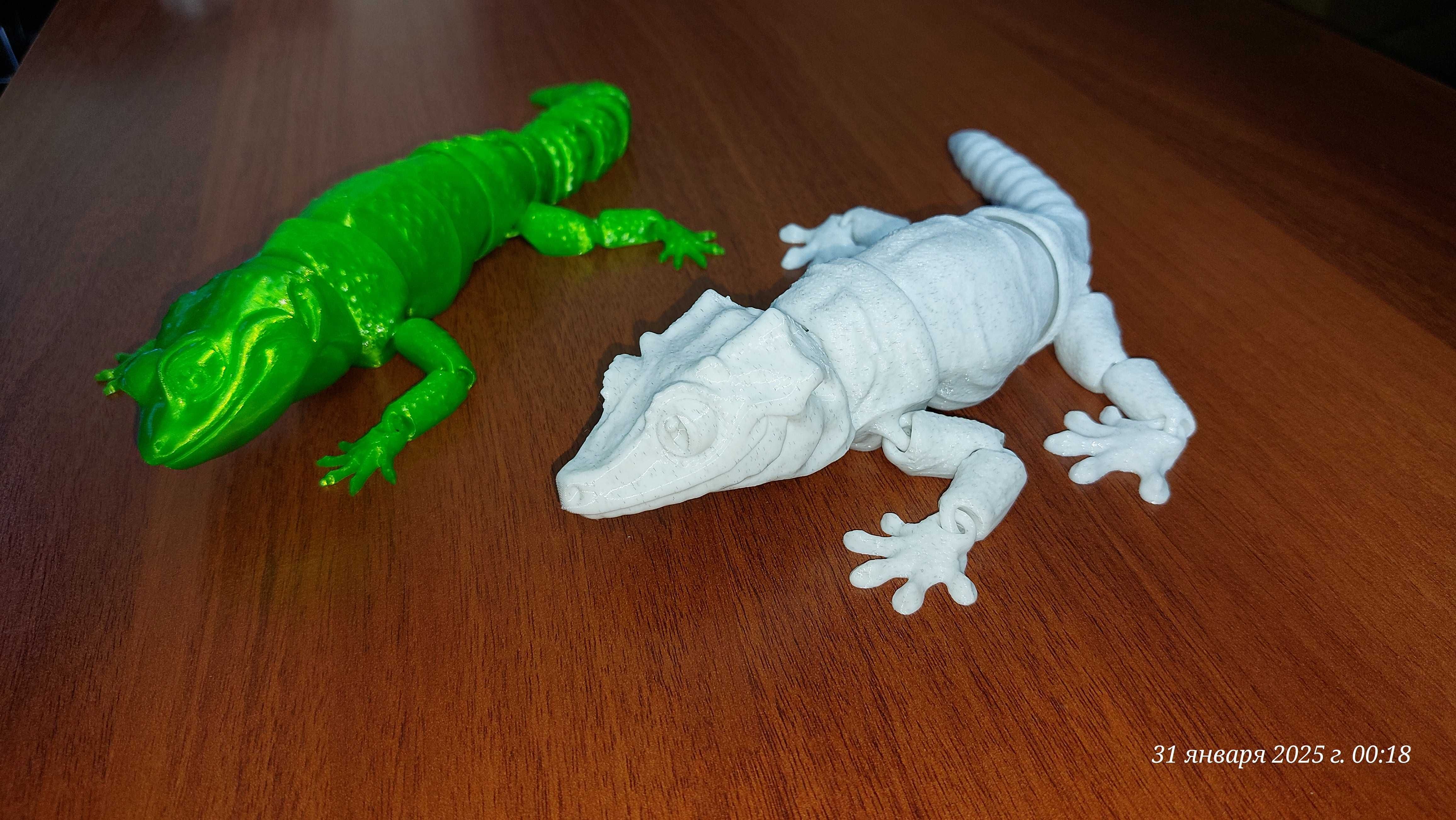Flexi - подвижная 3D-игрушка, Гикон - Ящерица
