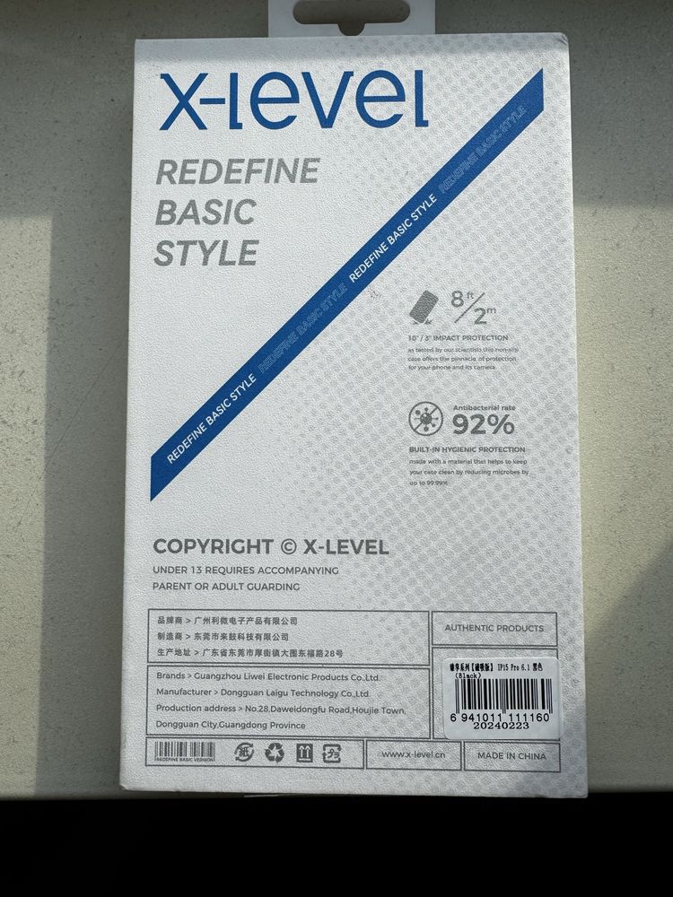Чехол X-Level Iphone 15 pro