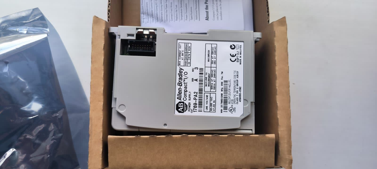 Блок (источник) питания Allen Bradley 1769-PA2