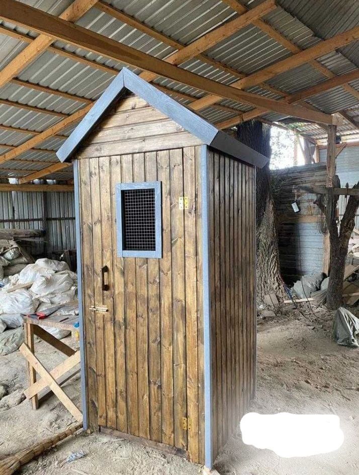 Уличный Деревянные туалет для дачи и Коттеджей