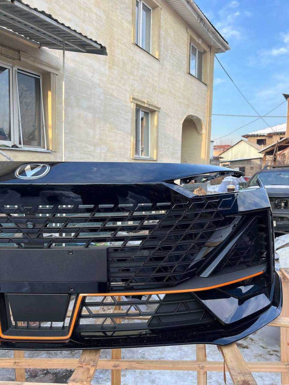 Передний бампер в сборе Чанган ЮниВ спорт